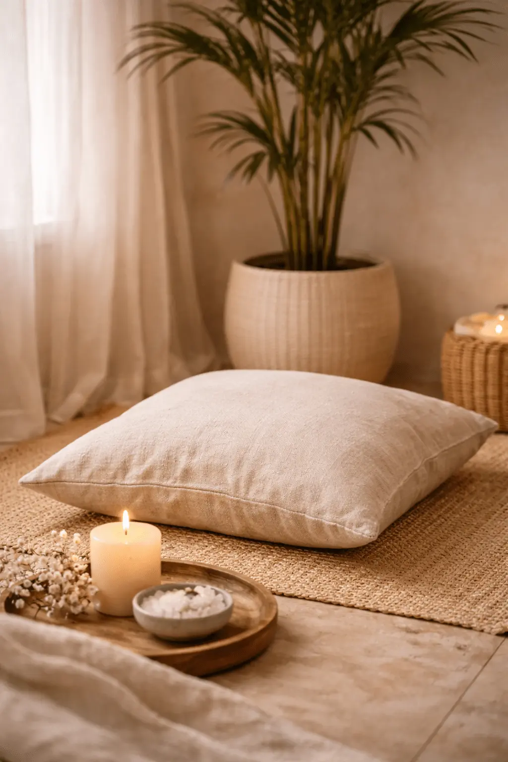 Coin détente apaisant et lumineux